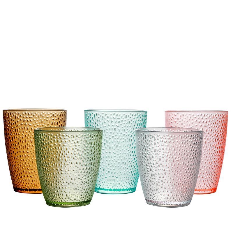 12oz Plastic Restaurant Cafe Drinking Glasses